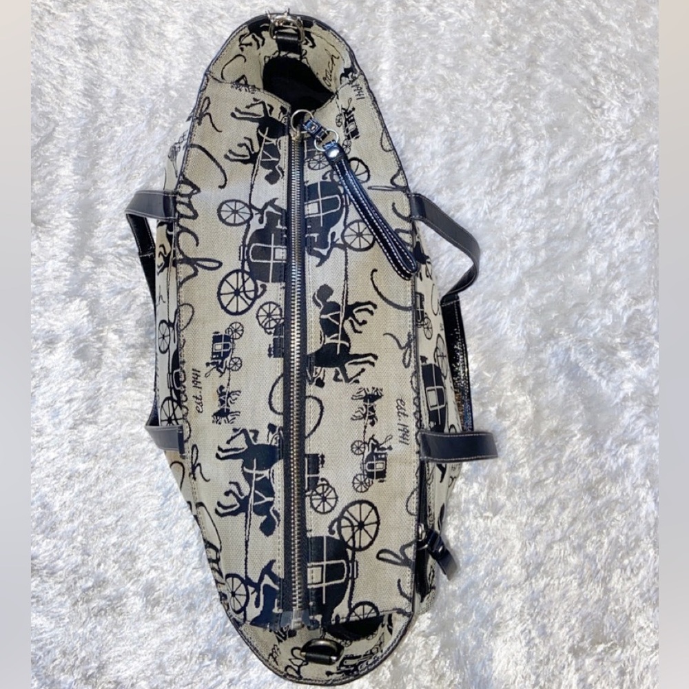 Coach Field Horse and Carriage Tote - Picture 10 of 16